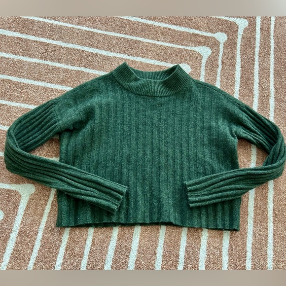 Madewell Mockneck Crop Sweater Size XS - Picture 6 of 9